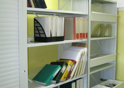 Металлические стационарные стеллажи для бухгалтерии