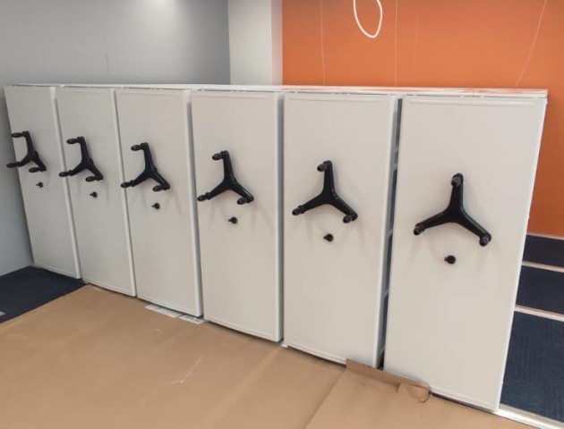 Передвижные стеллажи для офиса